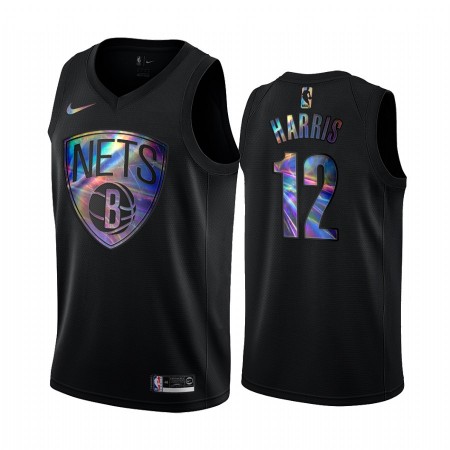 Maglia NBA Brooklyn Nets Joe Harris 12 Iridescent HWC Collection Swingman - Uomo